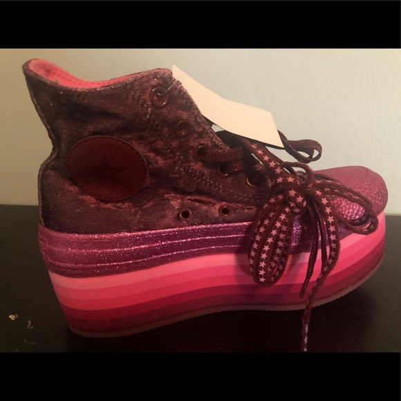 Converse x Miley Cyrus Platform High Top Pink - Picture 4 of 5